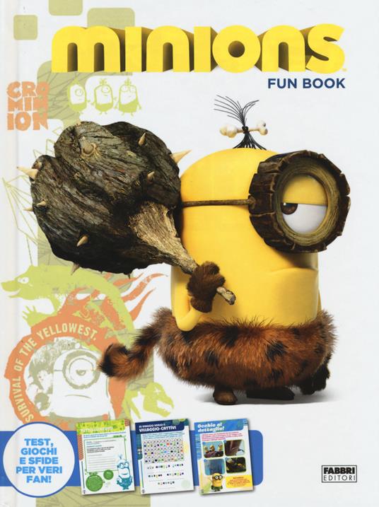 Minions. Fun book. Con adesivi. Ediz. illustrata - copertina