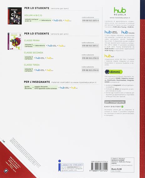 Mosaico scienze. Per la Scuola media. Con ebook. Con espansione online. Vol. A-B-C-D - Cristina Banfi,Cristina Peraboni - 5