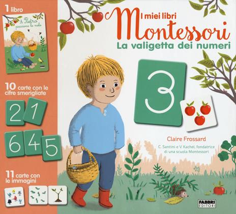 La valigetta dei numeri. I miei libri Montessori. Con 21 Carte - copertina