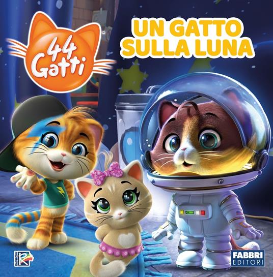 Un gatto sulla luna. 44 gatti. Storybook. Ediz. a colori - copertina