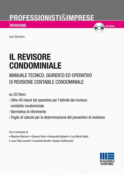 Il revisore condominiale. Con CD-ROM - Ivan Giordano - copertina