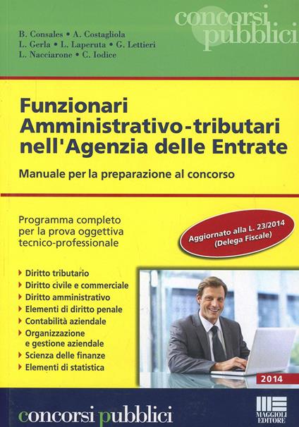 Funzionari amministrativo-tributari nell'agenzia delle entrate - copertina