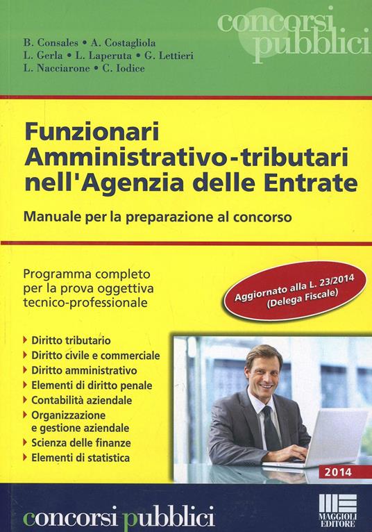 Funzionari amministrativo-tributari nell'agenzia delle entrate - copertina
