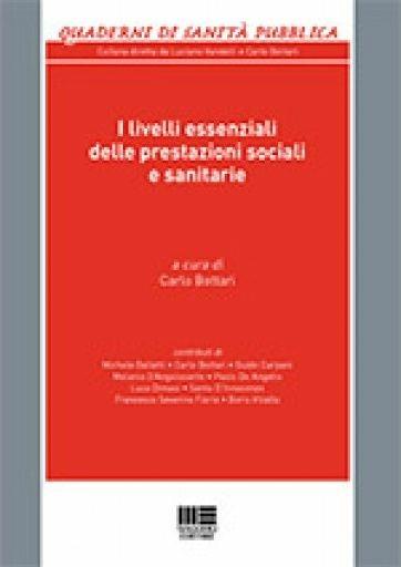 I livelli essenziali delle prestazioni sociali e sanitarie - copertina
