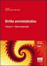 Diritto amministrativo. Vol. 1: Parte sostanziale. - copertina