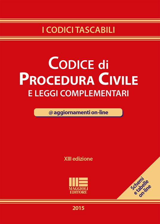 Codice di procedura civile e leggi complementari - copertina