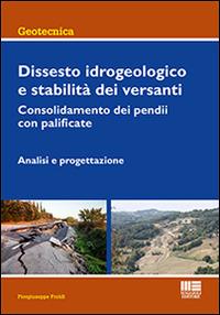 Dissesto idrogeologico e stabilità dei versanti. Consolidamento dei pendii con palificate. Analisi e progettazione - Piergiuseppe Froldi - copertina