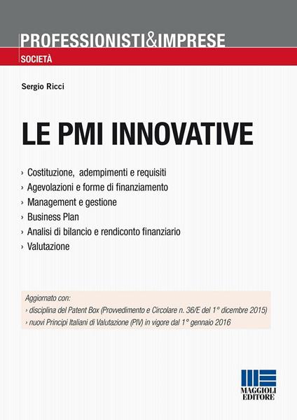Le PMI innovative - Sergio Ricci - copertina