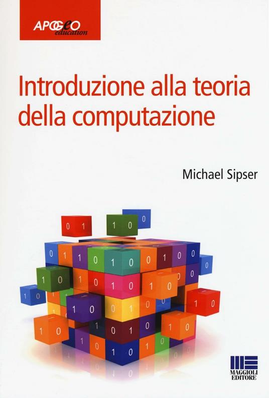 Introduzione alla teoria della computazione - Michael Sipser - copertina