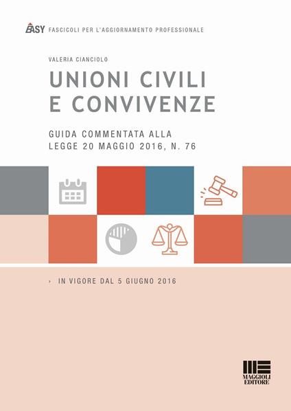 Unioni civili e convivenze - Valeria Cianciolo - copertina