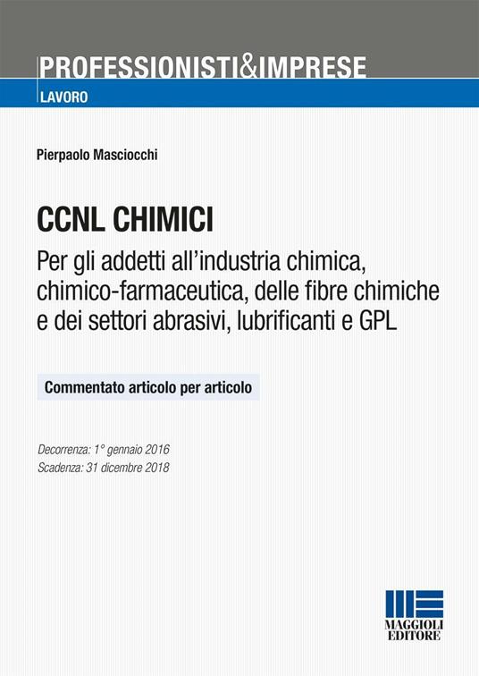 CCNL chimici - Pierpaolo Masciocchi - copertina