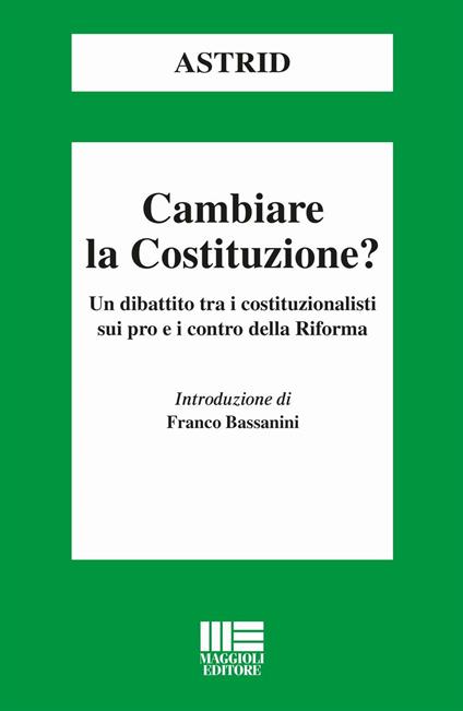 Cambiare la Costituzione? - copertina