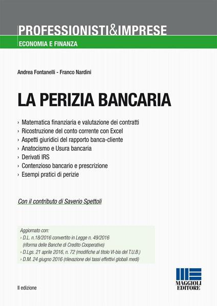 La perizia bancaria - Andrea Fontanelli,Franco Nardini - copertina