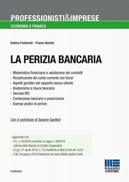 La perizia bancaria - Andrea Fontanelli,Franco Nardini - copertina