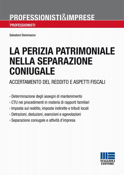 La perizia patrimoniale nella separazione coniugale - Salvatore Dammacco - copertina