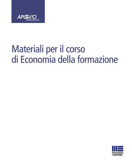 Materiali per il corso di Economia della formazione - copertina