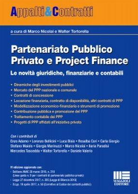 Partenariato pubblico privato e project finance - copertina