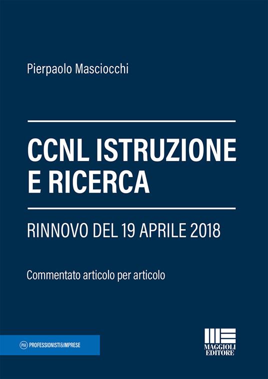CCNL istruzione e ricerca - Pierpaolo Masciocchi - copertina