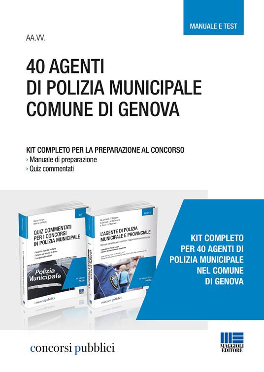Kit 40 agenti di polizia municipale comune di Genova - Nicola Cipriani,Roberto Dall'Aglio - copertina