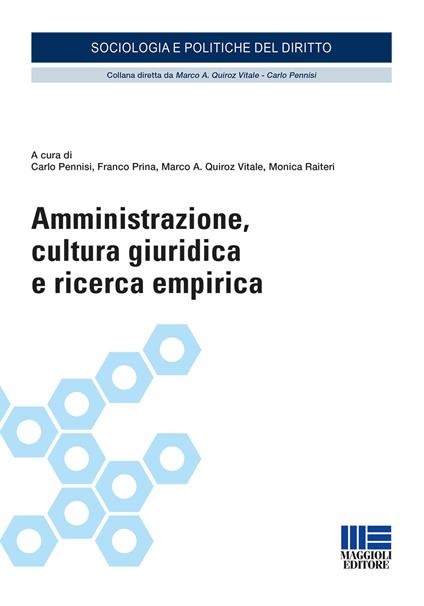 Amministrazione, cultura giuridica e ricerca empirica - copertina