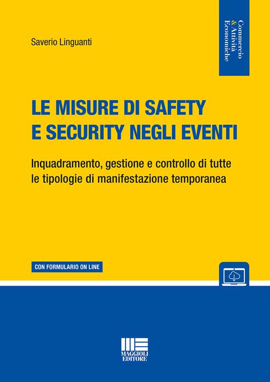 Le misure di safety e security negli eventi - Saverio Linguanti - copertina