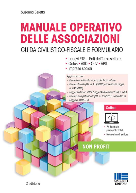 Manuale operativo delle associazioni. Con aggiornamento online - Susanna Beretta - copertina