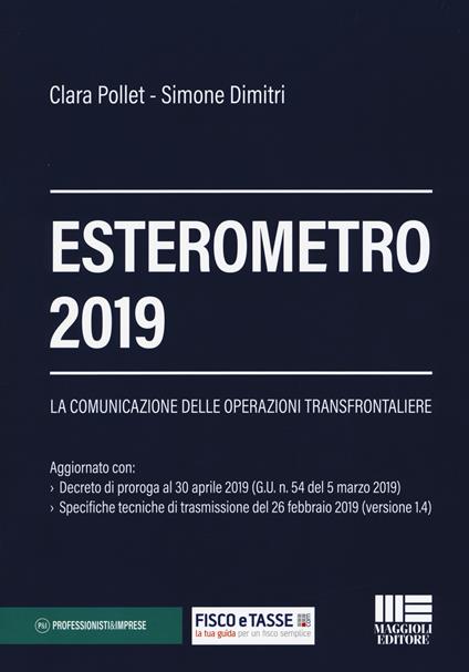 Esterometro 2019 - Simone Dimitri,Clara Pollet - copertina