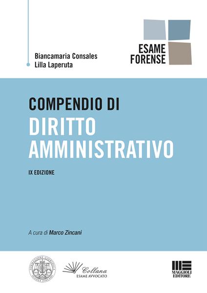 Compendio di diritto amministrativo - Biancamaria Consales,Lilla Laperuta - copertina