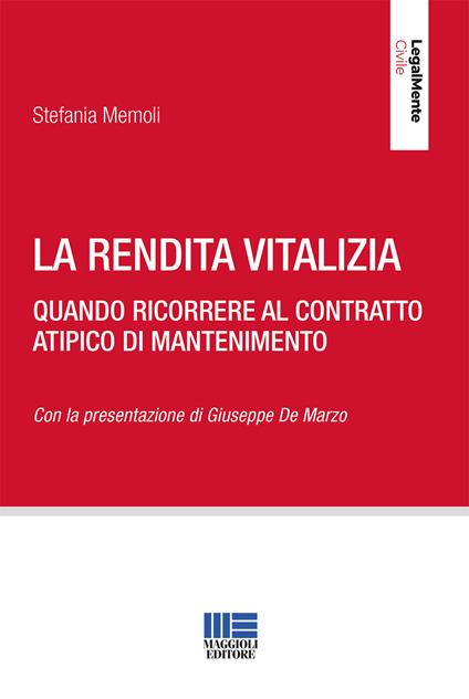 La rendita vitalizia - Stefania Memoli - copertina