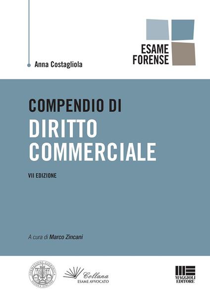 Compendio di diritto commerciale - Anna Costagliola - copertina