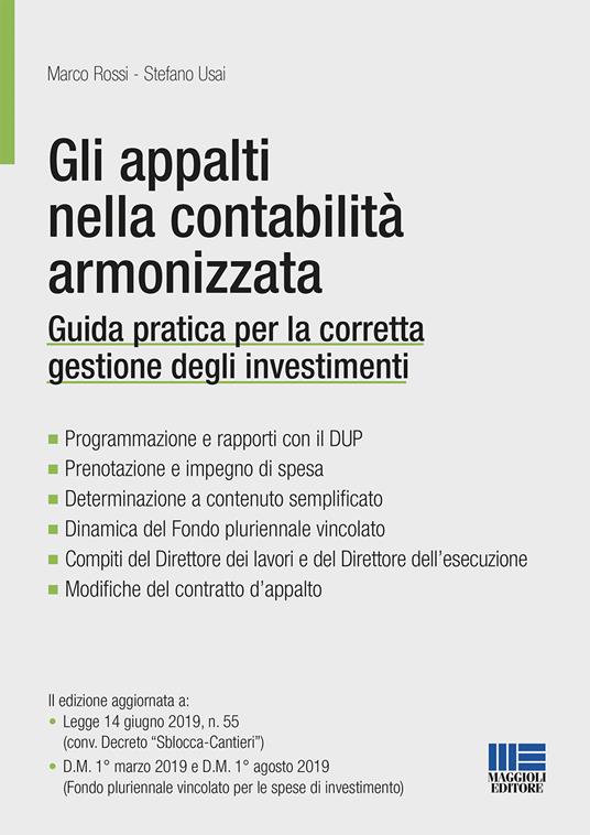 Gli appalti nella contabilità armonizzata - Stefano Usai,Marco Rossi - copertina