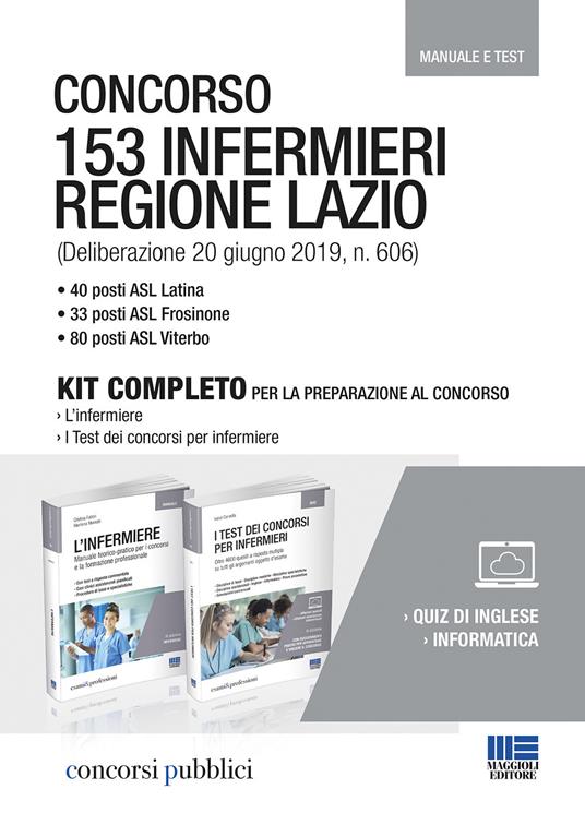 Concorso 153 infermieri Regione Lazio - Cristina Fabbri,Marilena Moltalti,Ivano Cervella - copertina
