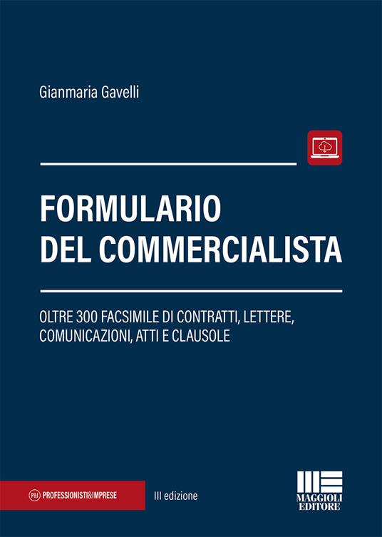 Formulario del commercialista - Gianmaria Gavelli - copertina