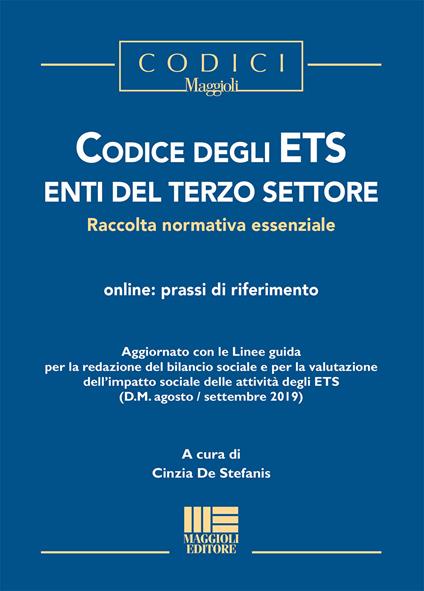 Codice degli ETS enti del terzo settore - copertina