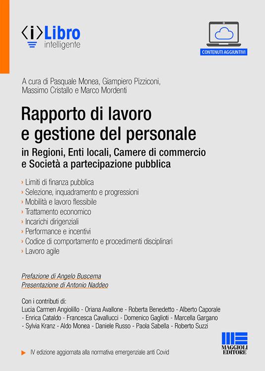 Rapporto di lavoro e gestione del personale in Regioni, Enti locali, Camere di commercio e Società a partecipazione pubblica - copertina