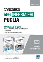 Concorso 566 Infermieri Puglia. Kit completo di preparazione al concorso. Manuale e quiz