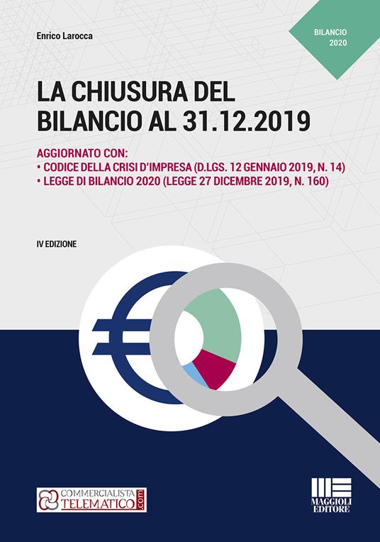 La chiusura del bilancio al 31.12.2019 - Enrico Larocca - copertina