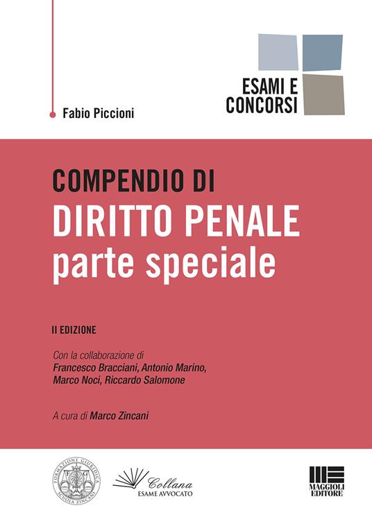 Compendio di diritto penale. Parte speciale - Fabio Piccioni - copertina
