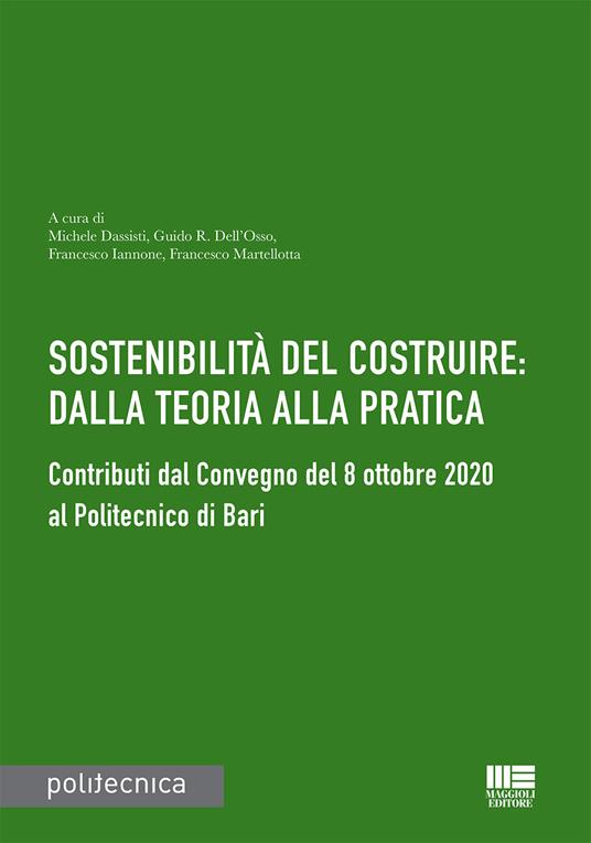 Sostenibilità del costruire: dalla teoria alla pratica - copertina