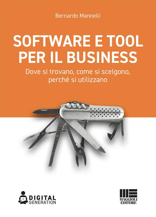 Software e tool per il business. Dove si trovano, come si scelgono, perché si utilizzano - Bernardo Mannelli - copertina