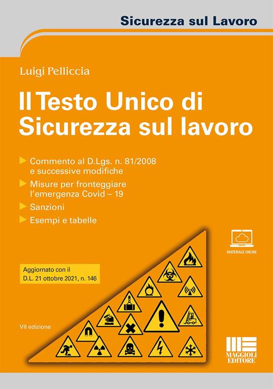 Il testo unico di sicurezza sul lavoro. Con espansione online - Luigi Pelliccia - copertina