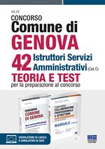 Concorso Comune di Genova 42 Istruttori Servizi Amministrativi (Cat. C). Kit. Con espansione online. Con software di simulazione