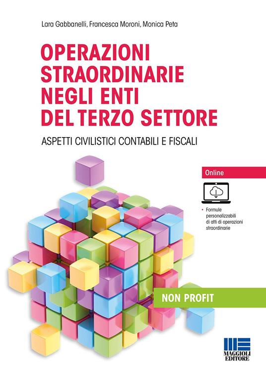 Operazioni straordinarie negli enti del terzo settore - Lara Gabbanelli,Francesca Moroni,Monica Peta - copertina