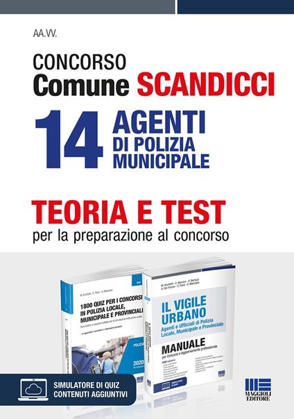 Concorso Comune Scandicci 14 Agenti di Polizia municipale - Massimo Ancillotti,Edoardo Barusso,Rosa Bertuzzi - copertina