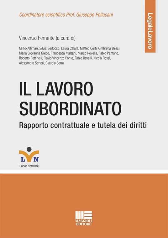 Il lavoro subordinato. Rapporto contrattuale e tutela dei diritti - Vincenzo Ferrante - copertina