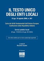 Testo unico degli Enti locali (D.Lgs. 18 agosto 2000, n. 267). Carta dei diritti fondamentali dell'Unione Europea Costituzione della Repubblica Italiana