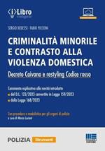 Criminalità minorile e contrasto alla violenza domestica