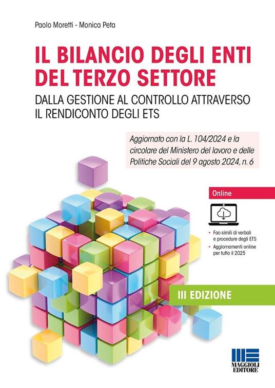 Il bilancio degli enti del terzo settore. Dalla gestione al controllo attraverso il rendiconto degli ETS - Paolo Moretti - copertina