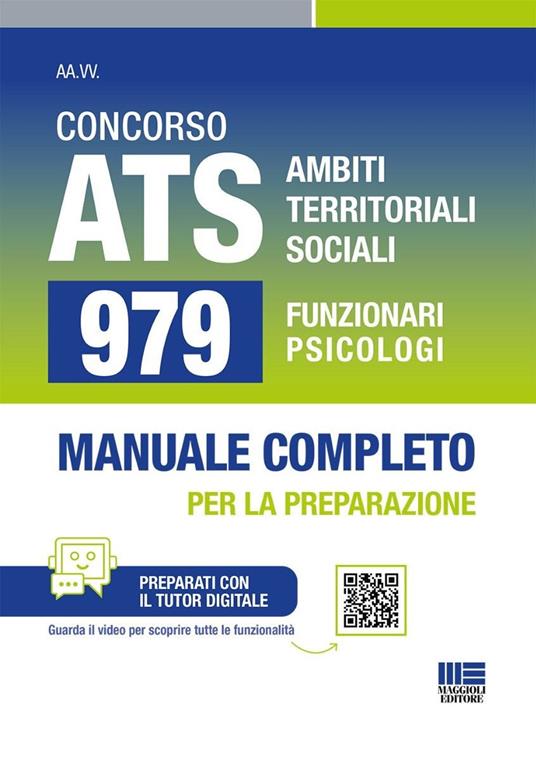 Concorso ATS Ambiti Territoriali Sociali. 979 funzionari psicologi conforme al bando. Manuale completo per la preparazione. Con tutor digitale - copertina