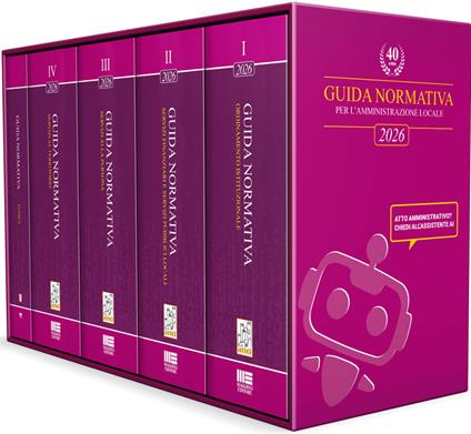 Guida normativa per l'amministrazione locale 2026 - copertina